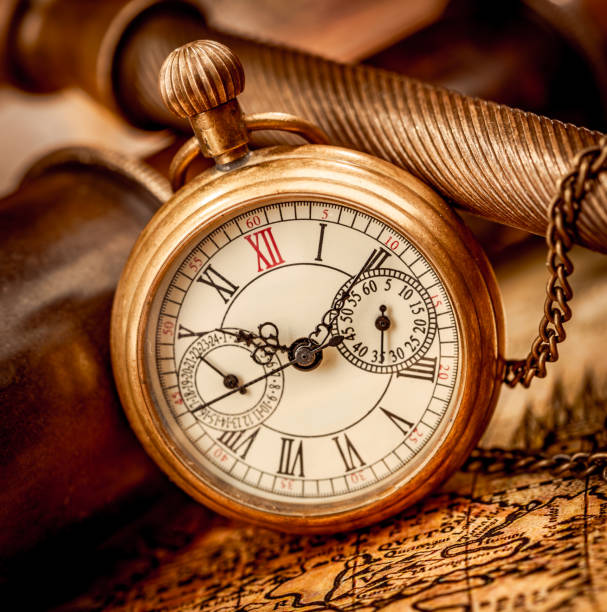 istock Vintage still life Antique pocket watch. 2192261579