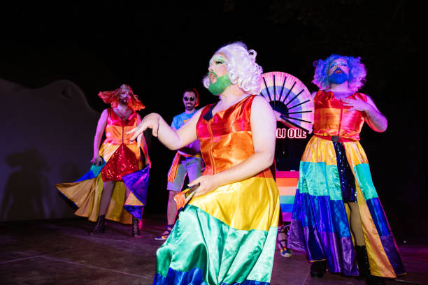 istock Drag Queens Perform in Vibrant Pride Colours During a Spirited Celebration 2192262113