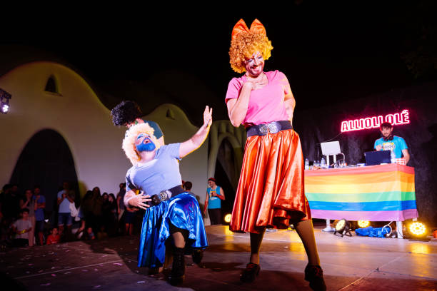 istock Drag Queens Performing Energetically on Stage at a Vibrant Night Event 2192262853