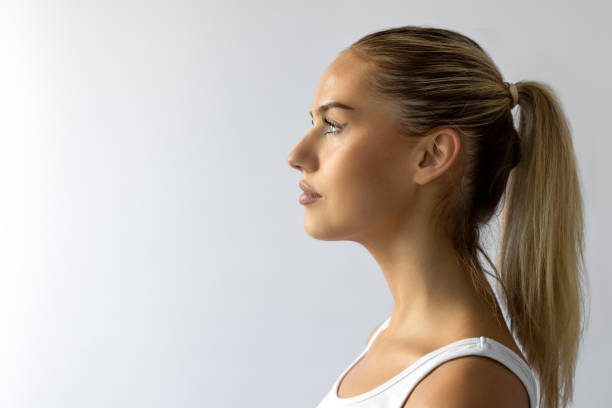 istock Side view of a female 2192263296