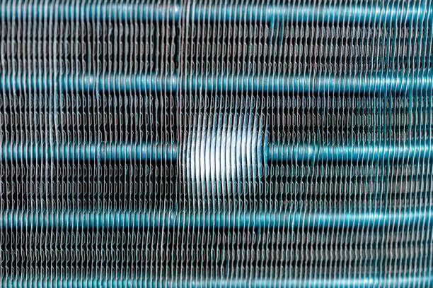 istock Air conditioner compressor cooling fins damaged by impact. 2192263356