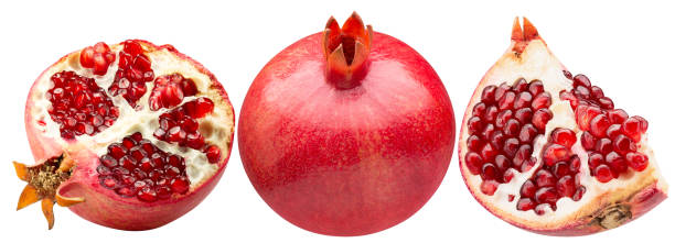 istock set of pomegranates isolated on a white background 2192271921