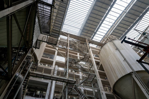 Garbage and renewable energy factory building