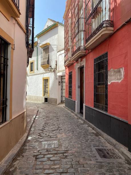 istock Colourful Houses and Cobbled Old Town, Spain 2192275006