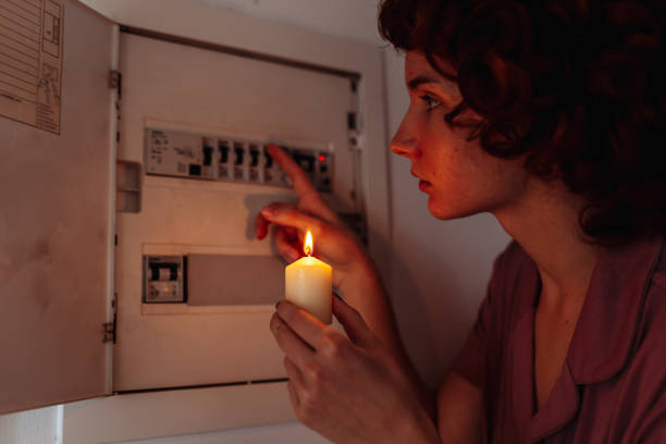 istock Electric meter failure. Blackout, no electricity 2192275443