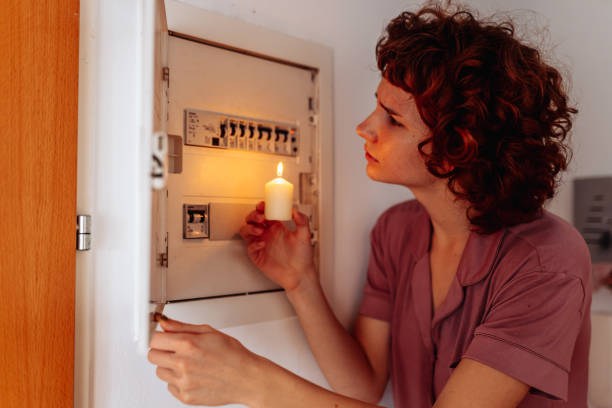 istock Electric meter failure. Blackout, no electricity 2192275660