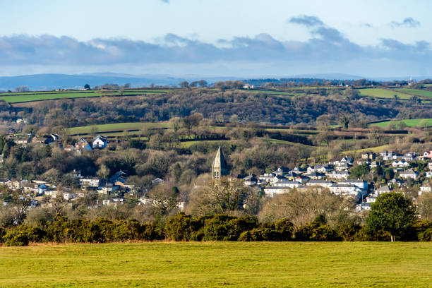 istock View over town Tavistock from Dartmoor 2192282824