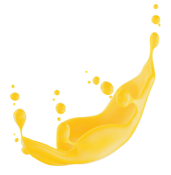 istock orange juice splash isolated on a white background. 3d render 2192283106