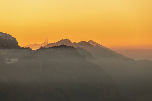 Free Stock Photo of Majestic mountain range during golden hour ...