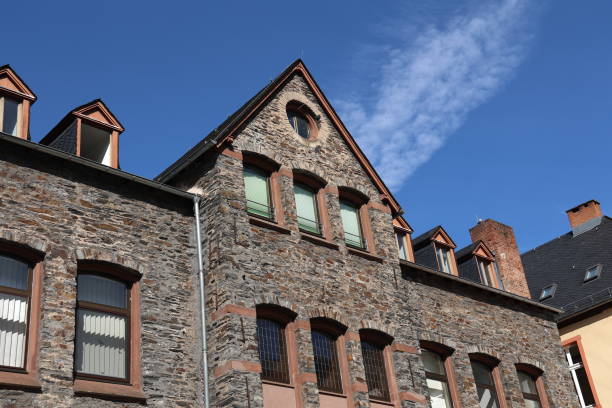 istock Old house made of natural stones 2192285393