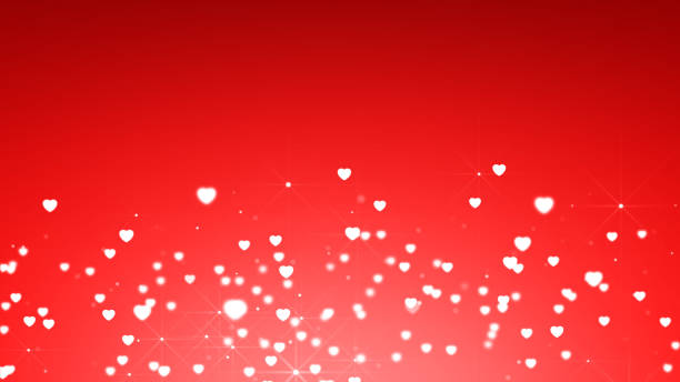 4k Seamless Red Loop Heart Shape, Full Rotation isolated on the Green Screen Background. Social media Heart. Valentines day and Love Concept. 4K stock video