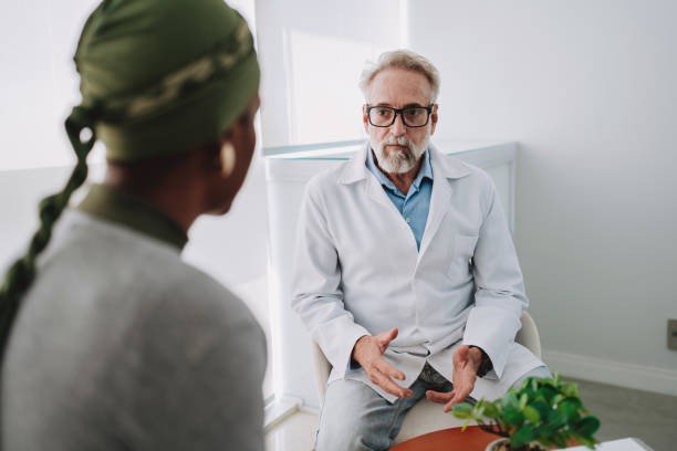 istock Oncologist talking to cancer patient 2192288901