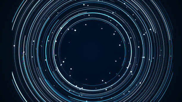 istock 4K Digital Cyberspace with Particles and Digital Data Network Connections. High Speed Connection and Data Analysis Technology Digital Abstract Background Concept. Seamless Loopoble 2192290205