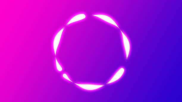 istock Circle icon animation isolated on black background 4K 2192291324
