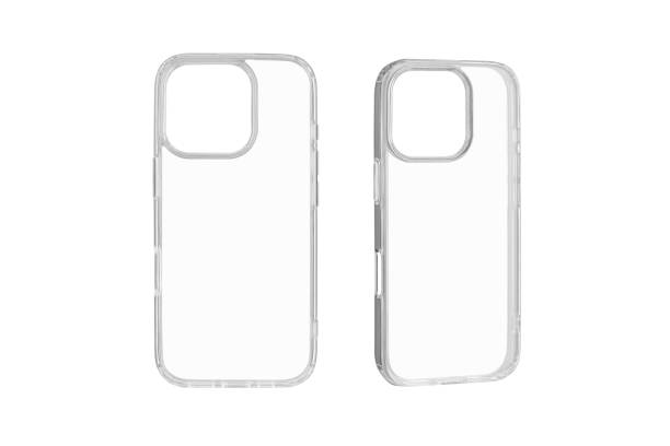 istock Set Transparent silicone case for latest model phone on isolated and white background 2192292293