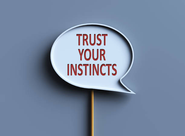 Trust Your Instincts stock photo