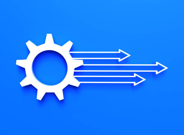 istock Business Arrow with gear,Leadership,Success 2192301076