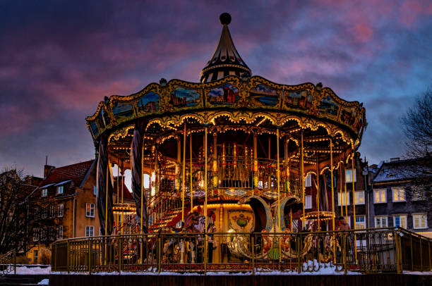 istock Shiny children's carousel with toys 2192303260