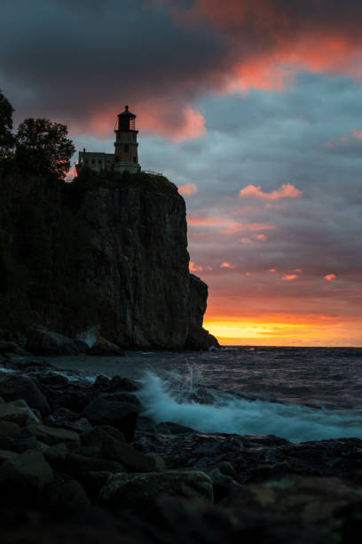 istock Sunrise at Split Rock Light House Lake Superior, Minnesota 2192312672