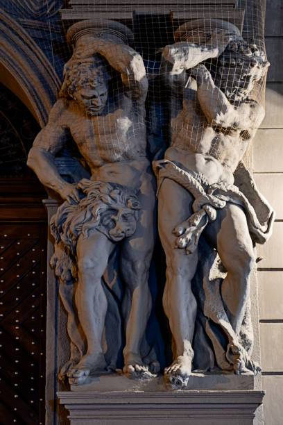 istock Two Titans At Night In Prague 2192315551