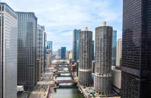 istock Bridges over Chicago River, Chicago, Illinois, USA 2192317662