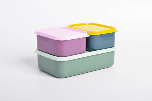 istock Colorful Lunch Boxes, Plastic food containers 2192320735