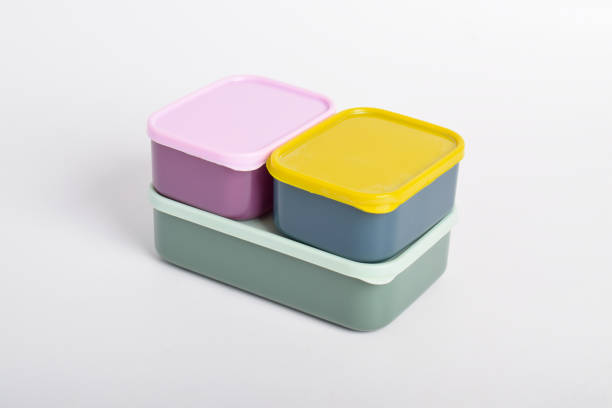 istock Colorful Lunch Boxes, Plastic food containers 2192320748