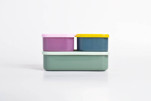 istock Colorful Lunch Boxes, Plastic food containers 2192320758