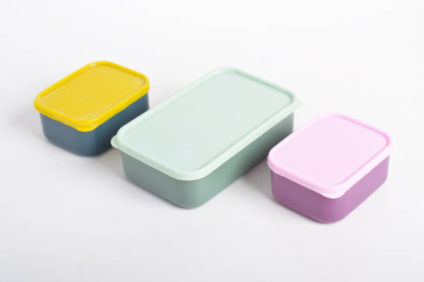 istock Colorful Lunch Boxes, Plastic food containers 2192320778