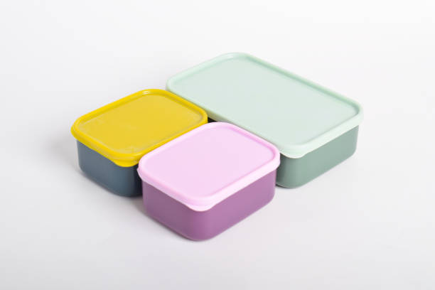 istock Colorful Lunch Boxes, Plastic food containers 2192320808
