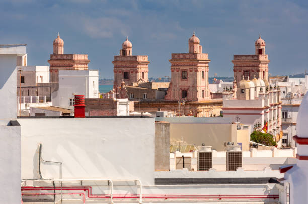 Exposure of the Cádiz Cathedral, also known as the Cathedral of The Americas, Catholic in a Baroque Style, is the symbol of this Spanish city.