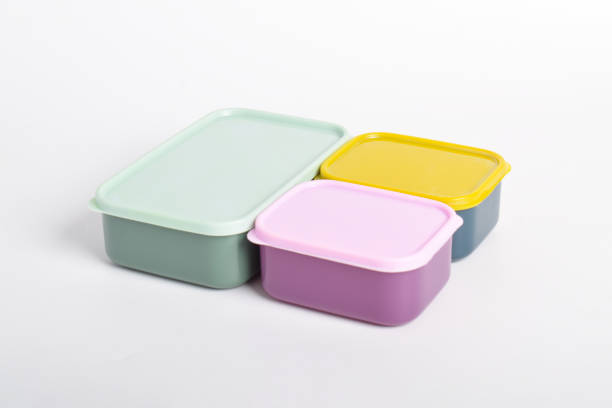 istock Colorful Lunch Boxes, Plastic food containers 2192320816