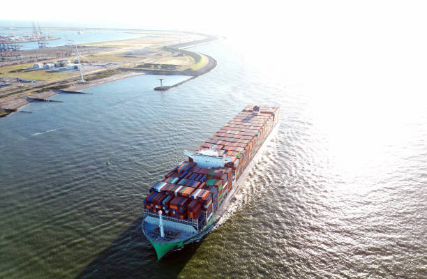 istock A large containership in a harbour 2192320956
