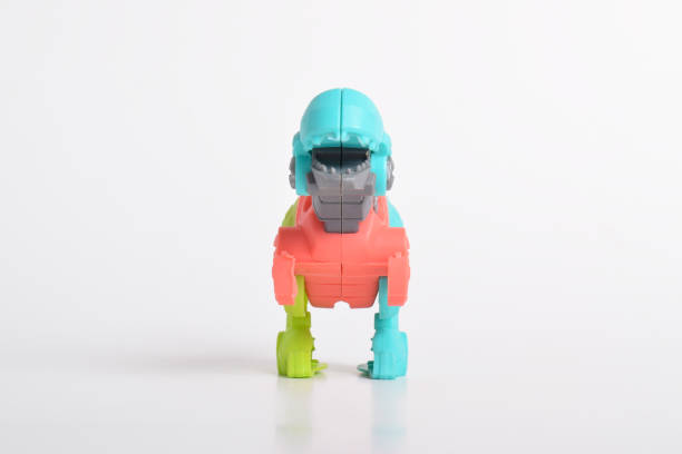 istock T-Rex Dinosaur toy on white background 2192321417