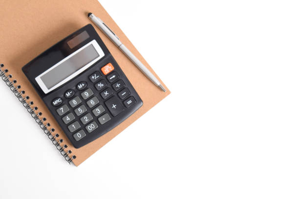 istock Calculator and office supplies 2192324595