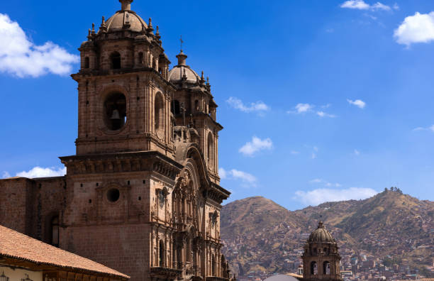 istock Peru, Cusco, Central Plaza de Armas square in historic city center with churches, monuments and restaurants 2192325715