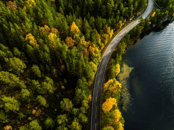 istock Beautiful scenic road in Norway 2192328074