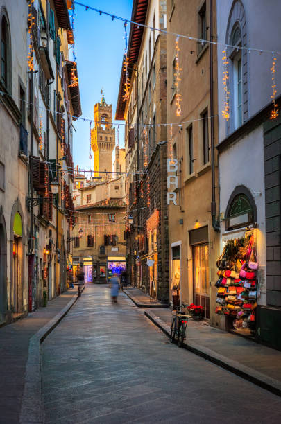 istock Florence street Christmas light decorations 2192331757