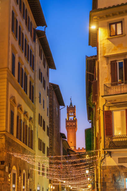 istock Florence street Christmas light decorations 2192331800