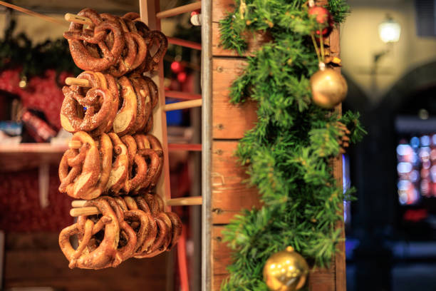 istock Pretzel in Florence Christmas market 2192331801