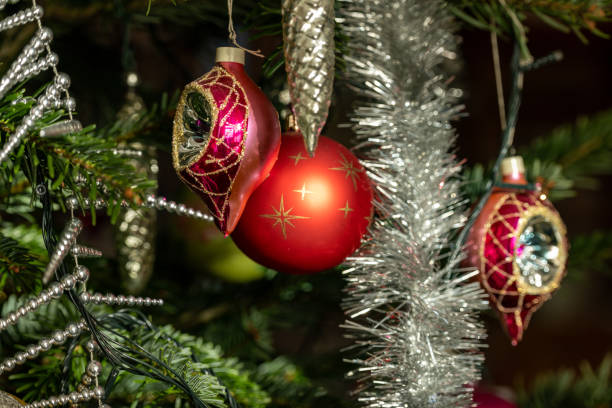istock Christmas Bauble on Tree. Festive decorations on a Christmas tree. 2192340422