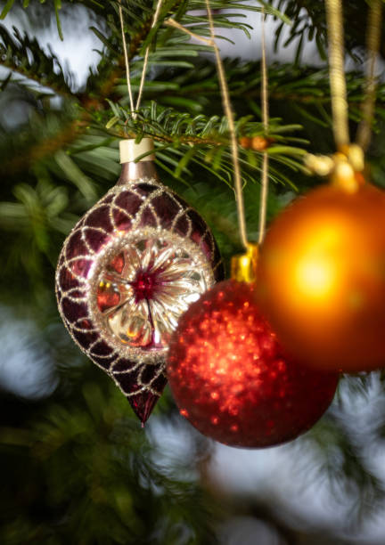 istock Christmas Bauble on Tree. Festive decorations on a Christmas tree. 2192340514