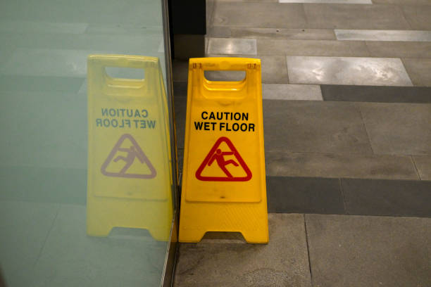 istock Warm notice board outside the office building toilet 2192343913