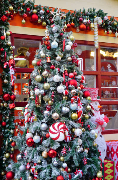 istock Christmas tree  with ornament close up shot 2192345066