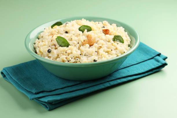 istock Ven Pongal Khara Pongal with Sambar coconut 2192351147