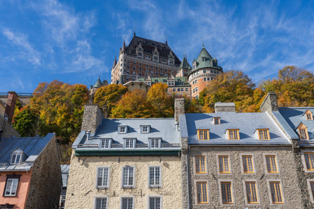 istock Old Quebec city town in fall. 2192355998
