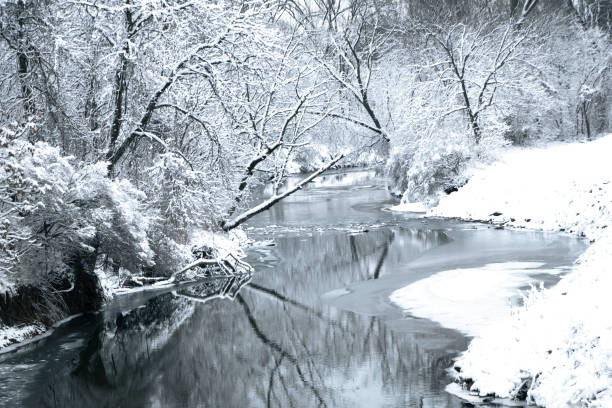 istock Des Moines Water Works Park Winter View 2192360371