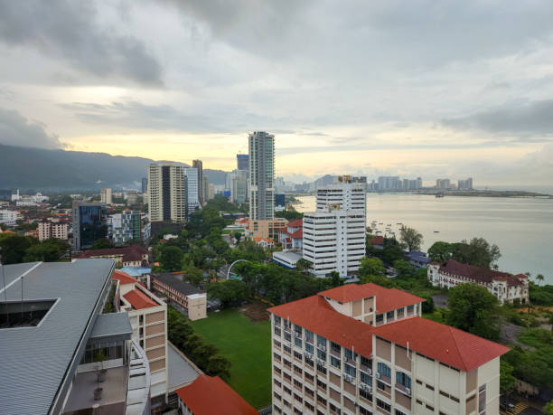 istock Aerial view skyline in Georgetown Penang, Malaysia. 2192361210