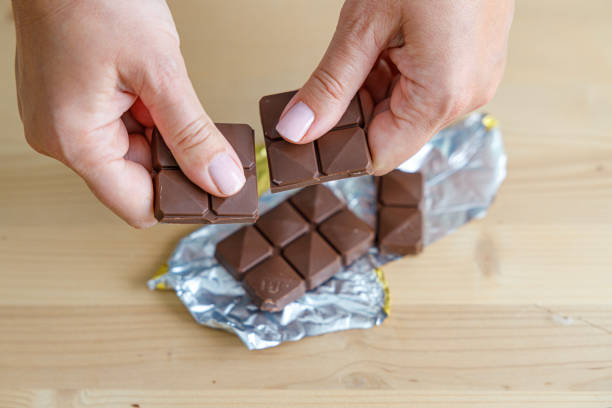 istock Chocolate delight. A delicious chocolate bar 2192361684