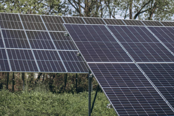 istock Solar panels providing sustainable energy in a rural landscape 2192361768